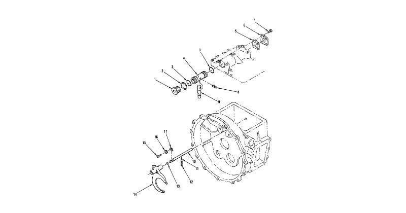 Transmission Top Cover Assembly - Intermediate Speed Controls