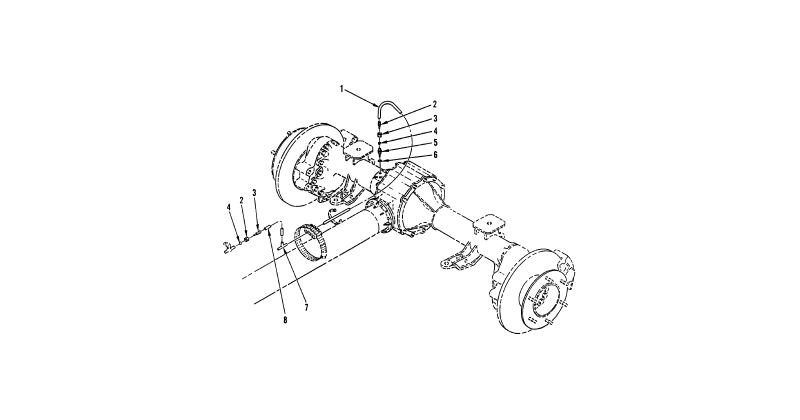 Transmission Shifting Components - Differential Lock Lines and Fittings (Rear)