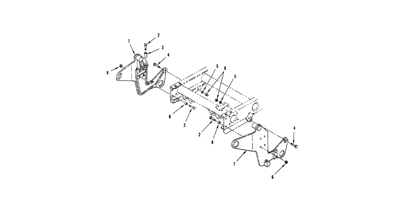Frame Assembly - Front Loader/Forklift Attachment Bracket