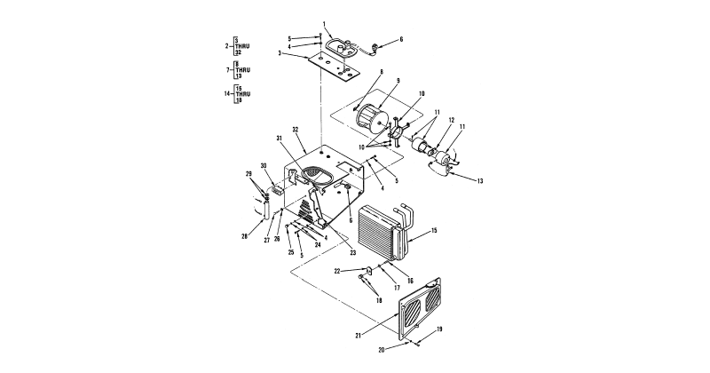 Accessory Items - Vehicular Heater, Direct Current Motor, and Vehicular Radiator