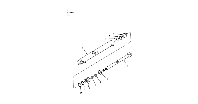Hydraulic Cylinders - Crane Horizontal Outrigger Cylinder Assembly